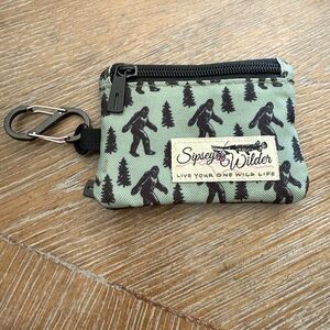 Sipsey Wilder Sasquatch Print Keychain Pouch